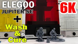 ELEGOO Jupiter SE 6K + Wash & Cure Station - Setup, Testing & Honest Review