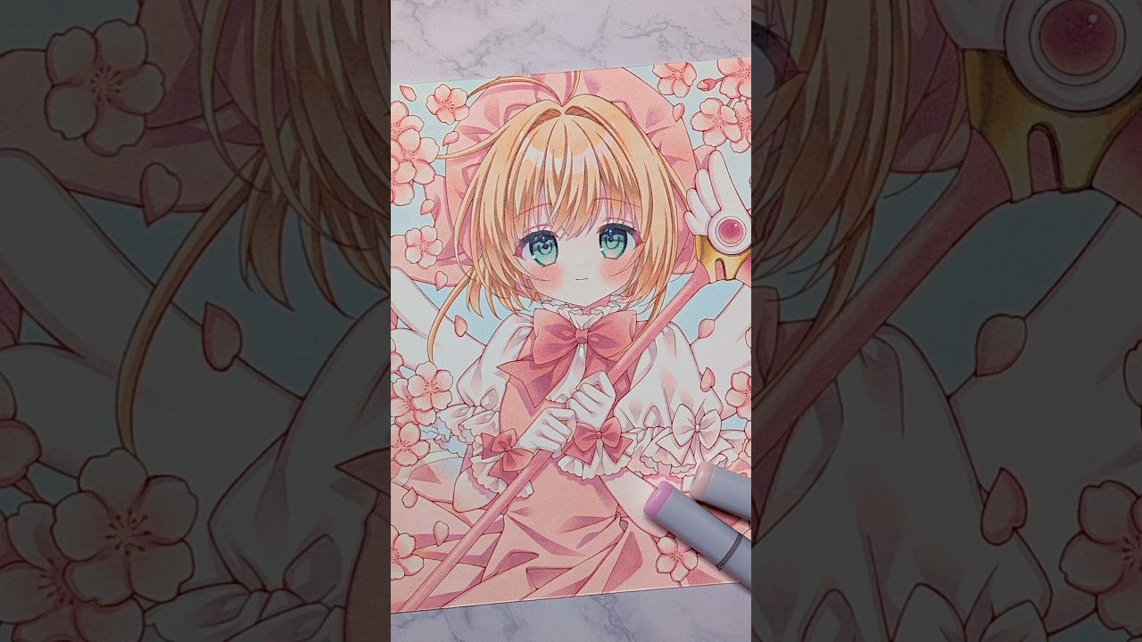 カードキャプターさくら描いてみた【Copic drawing】