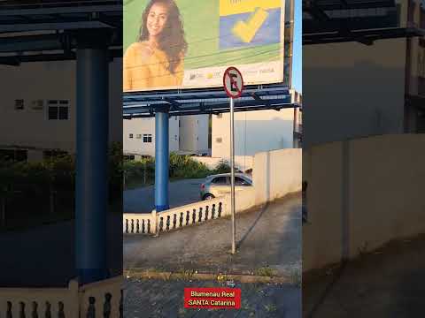 Blumenau Santa Catarina ruas em dia normal. Cidade real. #blumenau