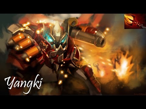 Dota 2 Yangki Plays Clockwerk with dagon