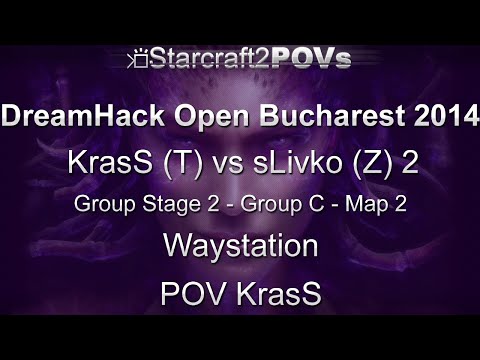 SC2 HotS - DH Bucharest 2014 - KrasS vs sLivko 2 - GS2 Group C - Map 2 - Waystation - KrasS