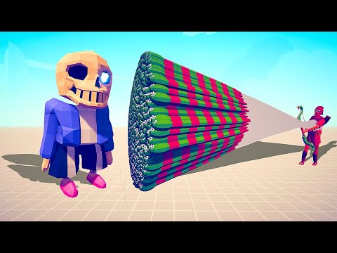 SANS vs EVERY GOD - Totally Accurate Battle Simulator TABS