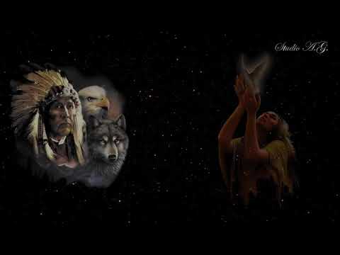 Música nativa americana con sonidos de la naturaleza   Flauta de los nativos indios americanos  AG