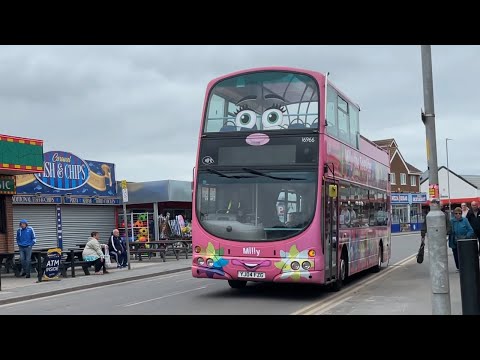 *Beast!* Stagecoach East Mids 16966 (YJ04 FZG) Route 1