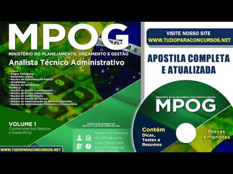 Apostila MPOG 2015 - Analista Técnico Administrativo - Nivel Superior 2 Volumes (Impressa)