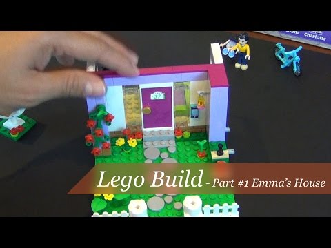Lego Friends Emma's House Set #41095 - Unboxing and Build - Part1