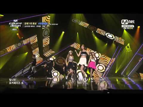 [1080p] 140925 Girls' Generation-TTS 'Holler' live @ M! Countdown
