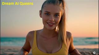 Beautiful Blonde Beach Girls 🌴 Stunning Blonde Beauties