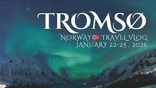 旅行VLOG：ノルウェー🇳🇴トロムソ｜オーロラ見えた！｜ハスキーパーク｜北欧最高｜#目指せ月一旅行✈︎第10弾