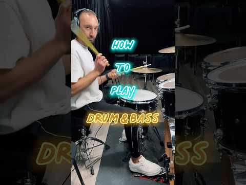 How to play DRUM&BASS ON DRUMS