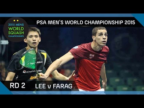 Squash: 2015 PSA Men's World Championship Rd 2 Highlights: Lee v Farag