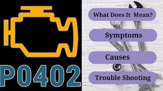 dtc p0402 quickly Fix