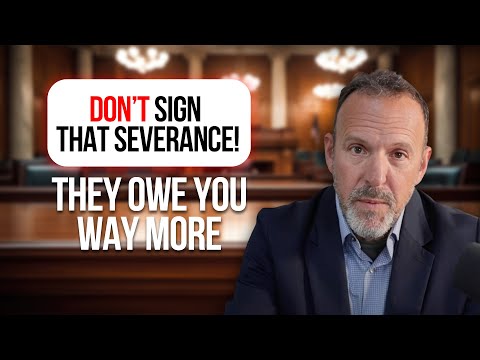 Watch — How to get more severance: an employment lawyer explains — Branigan Robertson