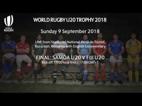 Live: World Rugby U20 Trophy match day 4 –  @manusamoa v  @FijiRugby #WorldRugbyU20s (EN Commentary)