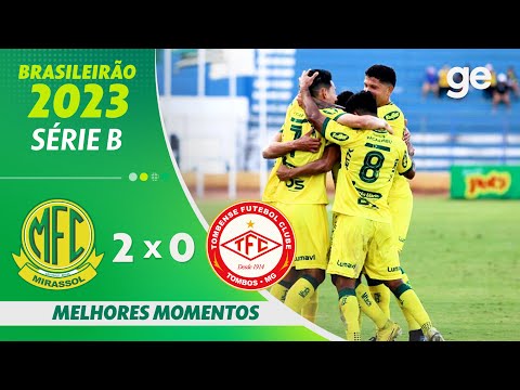 Gols e lances de Mirassol x Tombense