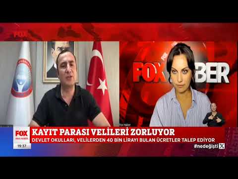 Genel Başkanımız Kadem Özbay, okullarda bağış adı altında kayıt parası alınmasını Fox Tv Ana Haber`de değerlendirdi. 