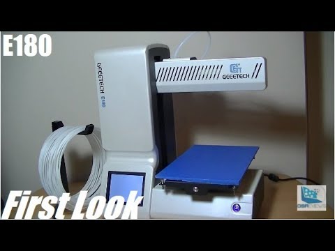Unboxing: Geeetech E180 Cloud 3D Printer (Wi-Fi)?!