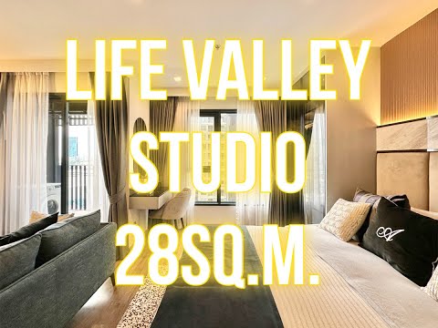 Life Valley - 28 sq m. Studio, closed kitchen, beautiful floor plan 092-545-6151 (Tim) – รูปที่ 2