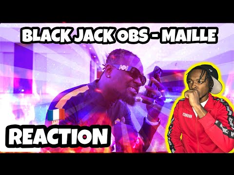 AMERICAN REACTS TO FRENCH RAP! Black Jack OBS - Maille
