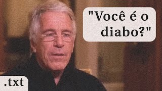 JEFFREY EPSTEIN E STEVE BANNON EM UMA CONVERSA HORRIPILANTE