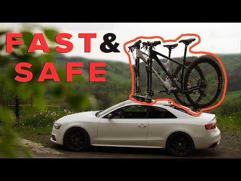 Rassine Suction Cups Roof Rack for 2 Bikes Travel