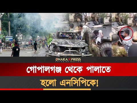 গোপালগঞ্জ থেকে প্রায় পালিয়ে ফিরলেন এনসিপি নেতারা