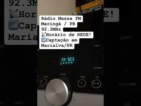 Entrada de Hora REDE MASSA FM (DX 92.3MHz Maringá/PR)