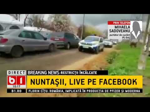 DOLJ - RESTRICTII INCALCATE - NUNTASII LIVE PE FACEBOOK_Stiri B1_4 aprilie 2021