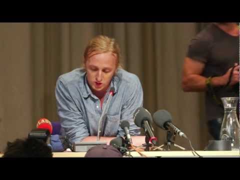 Uttalande av Martin Schibbye på presskonferensen 14 september