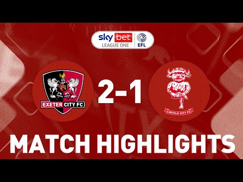 HIGHLIGHTS: Exeter City 2 Lincoln City 1 (11/3/23) EFL Sky Bet League One