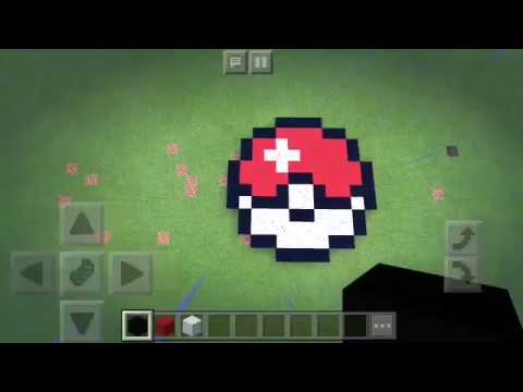 Pokeball Pixelart Minecraft - PE