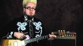 Video thumbnail for Electric guitar demo Carvin SH550 semi hollowbody electric for jazz blues and more by rockongoodpeople