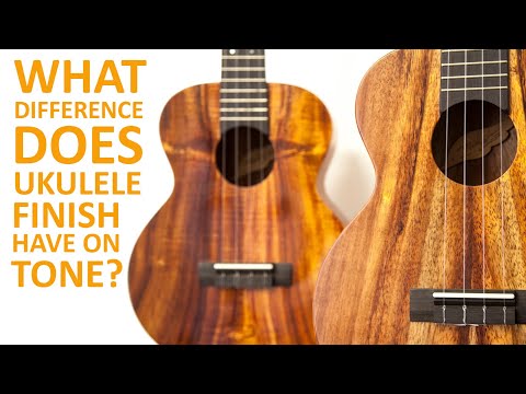 Should I Choose a Satin or Gloss Finish Ukulele? Sound Comparison Demo