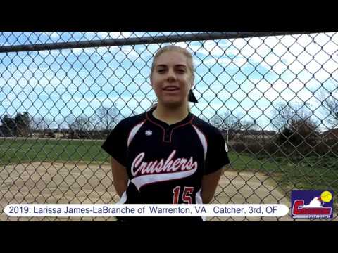 Larissa James-LaBranche Softball Skills/Recruiting Video *Catcher/3rd/OF* 2019