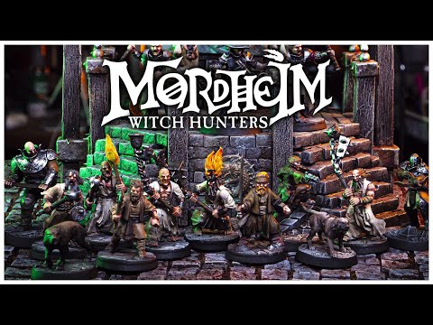 Witch Hunter Warband in Mordheim Old World Warhammer!