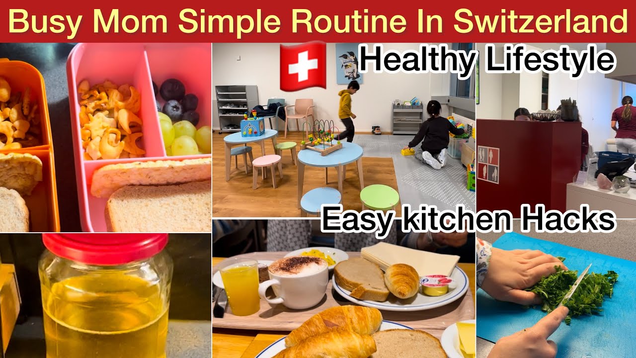 My Simple Busy Routine In Switzerland🇨🇭| Time Saving Hacks | Morning To Night Routine | Healthy Life