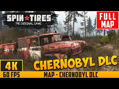 SpinTires (2014) - Full Walkthrough Map - Chernobyl DLC - No Commentary (4K 60FPS)