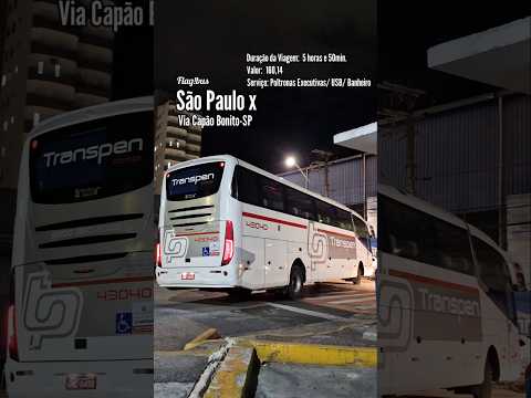 São Paulo Barra Funda x Itararé Irizar I6 390 MB 0-500RS #transpen #irizar