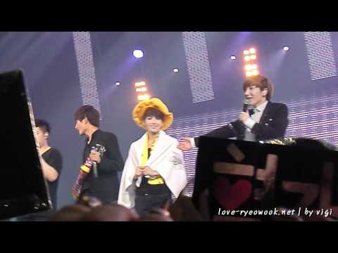 [fancam] 120317 SS4 Bangkok Day 2 - Ending bow (Ryeowook focus)