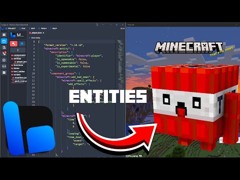 CREATE EPIC CUSTOM ENTITIES! Minecraft PE/Bedrock