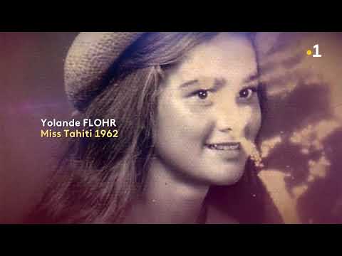 60 Miss Tahiti : portrait de Yolande Flohr, miss Tahiti 1962