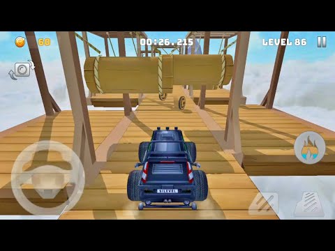 Mountain Climb Stunt: Futuristic Green Van Driving - Android GamePlay Walkthrough 3D