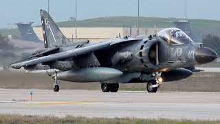 VMA-231 AV-8B Harrier II Squadron at Lackland AFB: UP Close Taxing and Takeoff