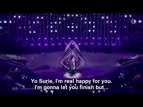 Eurovision 2018 UK Stage Invasion TRANSLATION (subtitles)