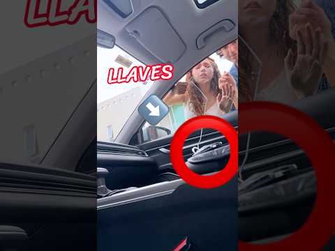 Dejé las llaves adentro de mi carro! 😭 *BROMA 👀
