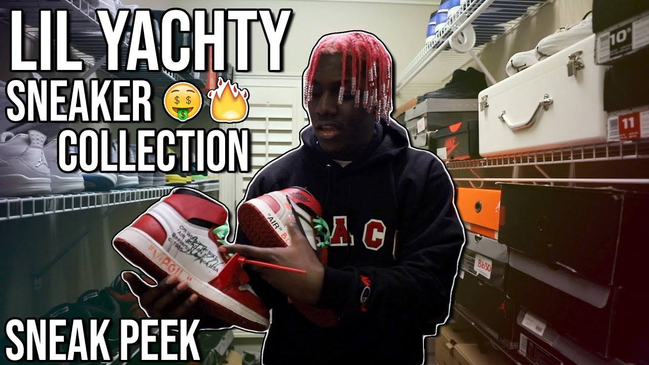 Lil Yachty Gives Us a Sneak Peek at His Sneaker Closet
