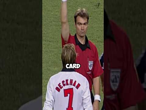 The Red Card That Made Beckham The Most Hated Man in England!