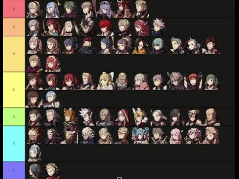 Lets Make a Fire Emblem Fates Revelations Tier List! (in 15 minutes) [Old, bad List]