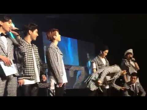 150321 GOT7 1ST FANMEET IN KL MALAYSIA-reading fan letters