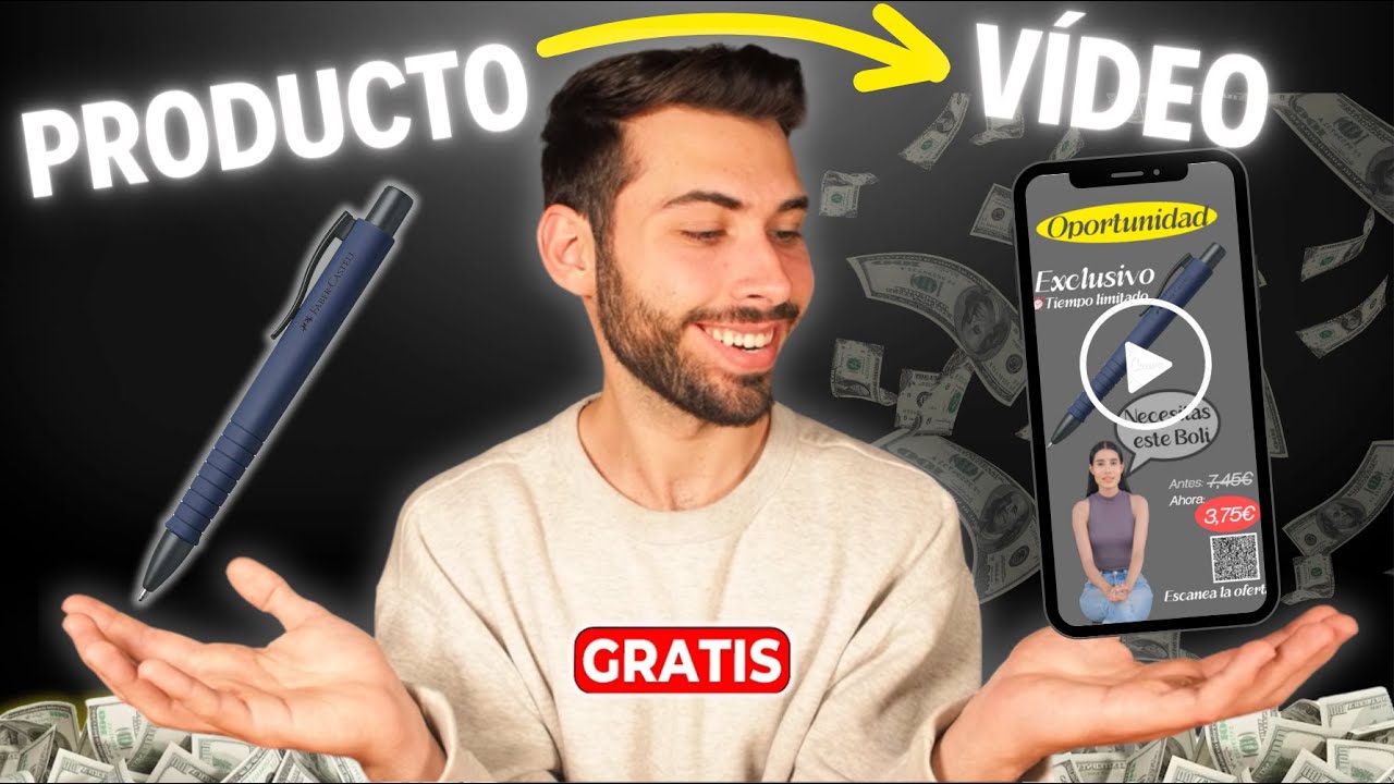 Crea VÍDEOS de Productos en SEGUNDOS por IA GRATIS, Y... 💸  Gana DINERO con Marketing de Afiliados